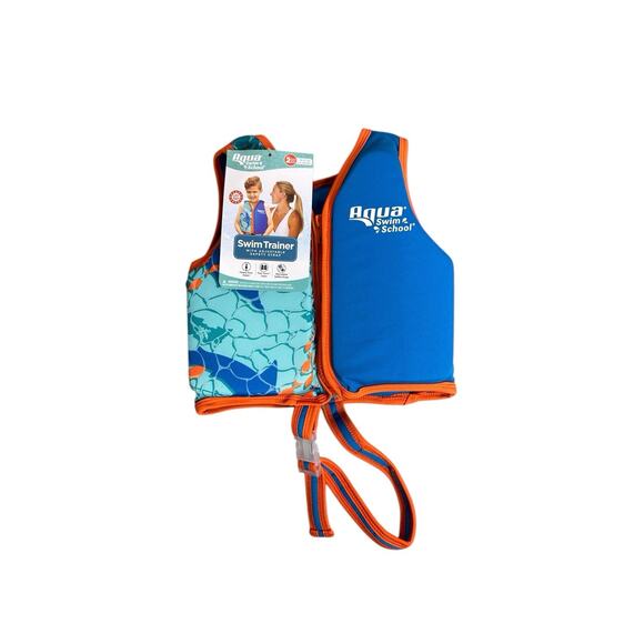 Aqua Swim School Kids Trainer Vest Level 2 Adjustable Safety Strap Age 2-4 New - Picture 1 of 5